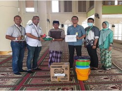 Antisipasi Corona, Pertamina Beri Alat Kebersihan ke Tempat Ibadah