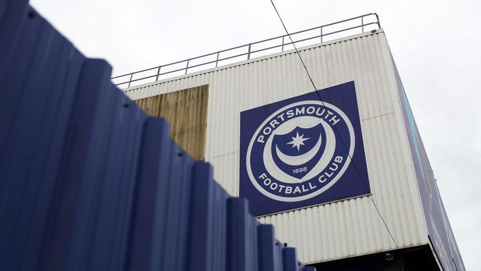 PORTSMOUTH, ENGLAND - MARCH 20: General view outside Fratton Park home of Portsmouth Football Club on March 20, 2020 in Portsmouth, England. All English football has been postponed until at least the 30th April due to the Coronavirus (COVID-19) pandemic. (Photo by Naomi Baker/Getty Images)