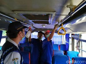 26 Terminal Tipe B Se-Jatim Disemprot Disinfektan Antisipasi Corona