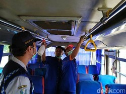 26 Terminal Tipe B Se-Jatim Disemprot Disinfektan Antisipasi Corona