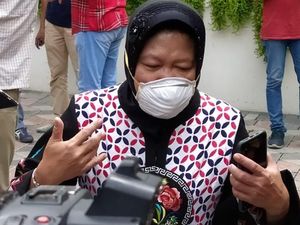 Canda Risma Soal Surabaya Zona Merah Corona, Risma: Memang, karena PDIP