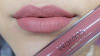 lip matte wardah mauve on