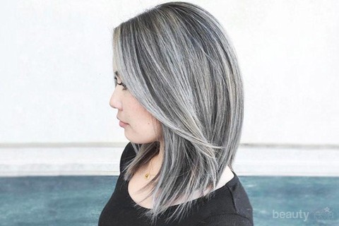 Tips Anti Gagal Cat Rambut Warna Ash Grey