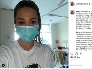Andrea Dian yang Positif Corona: Kita Semua Pasti Bisa Lewati Ini
