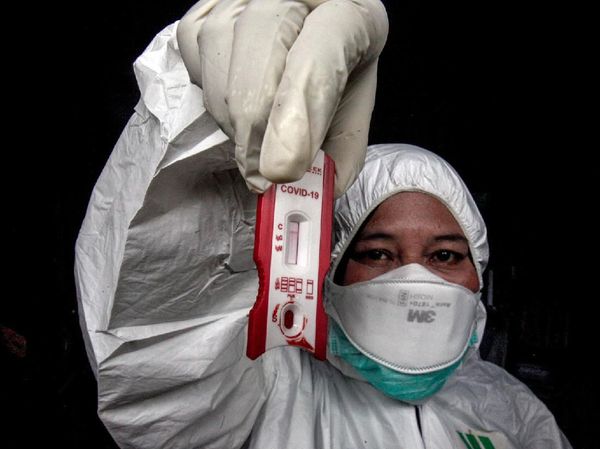 Jemput Bola Rapid Test Deteksi Corona ODP di Bogor