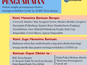 Stok APD Menipis, RSUD Banjar Minta Bantuan Warga Stok APD Menipis, RSUD Banjar Minta Bantuan Warga