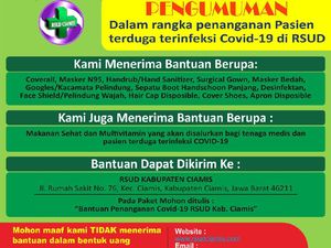 Stok APD Menipis, RSUD Ciamis: Cukup untuk Satu Minggu