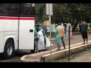 Begini Alasan Penumpang Bus Meninggal Dievakuasi dengan APD Lengkap