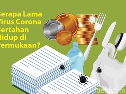Berapa Lama Virus Corona Bertahan Hidup di Permukaan?