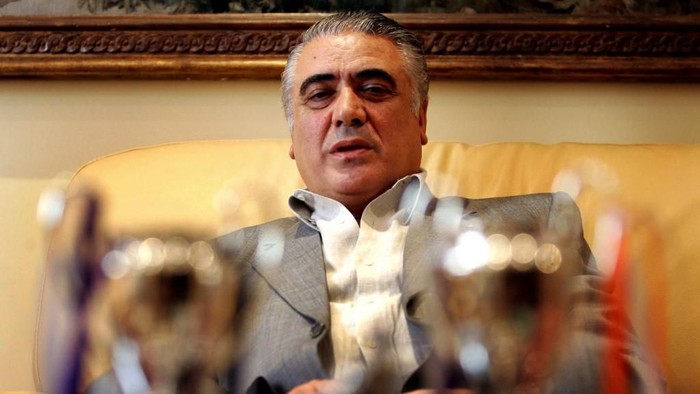 Former Real Madrid FC President Lorenzo Sanz, one of five candidates for the clubs presidency, appears in Madrid 15 June 2006. Five candidates put their names forward for the July 2 election with fans tempted by promises of fresh blood, concert tickets and free entry to top nightclubs. Sanz launched his comeback bid under the slogan, 