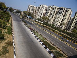 Virus Corona Datang, Langit India pun Biru