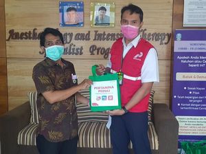 Pertamina Beri 150 Paket Kesehatan bagi Tenaga Medis di RSUD Soetomo