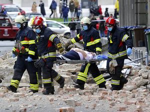 Evakuasi Korban Gempa Kroasia Berlangsung di Tengah Lockdown Corona