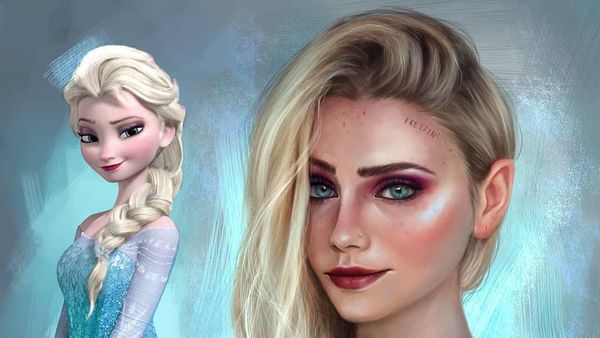 Foto: Cantiknya Para Karakter Kartun Disney Ketika Dewasa