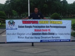 Magetan Darurat Corona, Alun-alun Ditutup