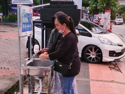 Cegah Corona Menyebar, BRI Sediakan Fasilitas Cuci Tangan Gratis