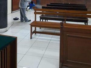 Usai Disemprot Disinfektan, PN Jakut Tata Ulang Jadwal Sidang