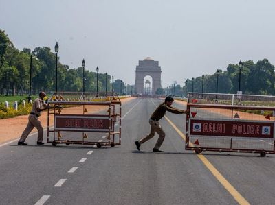 Lockdown 14 Jam, Suasana New Delhi Sepi Bak Kota Mati