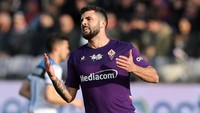 Para pemain Serie A lainnya yang telah dinyatakan positif virus corona adalah Patrick Cutrone dari Fiorentina. Gabriele Maltinti/Getty Images.