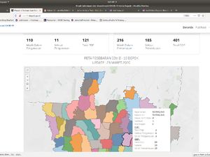 Ini Sebaran Kasus Corona di 11 Kecamatan di Depok per 23 Maret 2020 Ini Sebaran Kasus Corona di 11 Kecamatan di Depok per 23 Maret 2020
