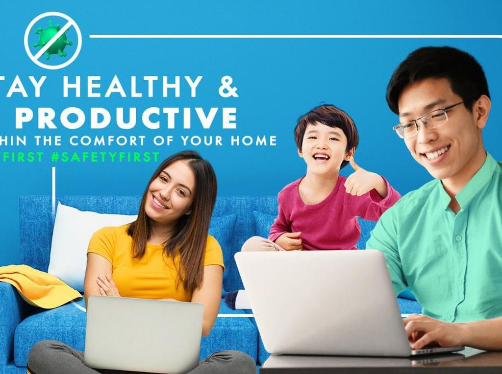 Kampanye #HealthyFirst First Media Dukung Work From Home Kampanye #HealthyFirst First Media Dukung Work From Home