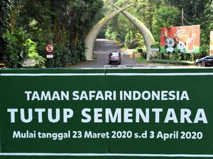 Taman Safari Bogor Resmi Ditutup Sementara