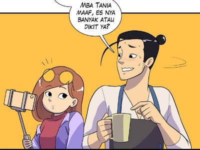 Bacaan Komik Asyik Kopi Sedetik untuk yang #dirumahaja
