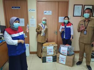 Dukung Penanganan Corona, Pertamina Berikan 650 Masker ke Puskesmas