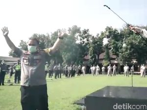 Ini Cara Polres Jombang Bentengi Personel dari Virus Corona