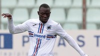 Bek Sampdoria Omar Colley juga terpapar virus corona (covid-19). Emilio Andreoli/Getty Images.