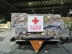 Alat Bantuan Medis dari China untuk Indonesia Terkait Corona Diberangkatkan