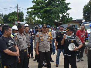 Cegah Corona, 3 Wilayah di Pekanbaru Disemprot Disinfektan Pakai Drone