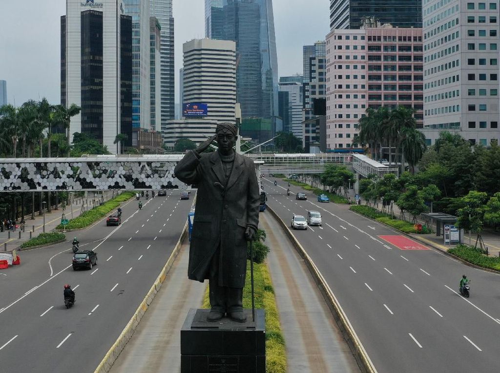 Imbas Corona, Tingkat Kemacetan Jakarta Turun Drastis Imbas Corona, Tingkat Kemacetan Jakarta Turun Drastis