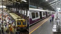 Foto Before-After Stasiun Kereta di India yang Kini Sepi Imbas Corona