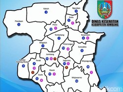 Ini Peta Persebaran Corona di Jombang dan Kota Mojokerto