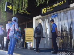 Bandara Banyuwangi Tambah WTD Untuk Cegah Penyebaran Virus COVID -19