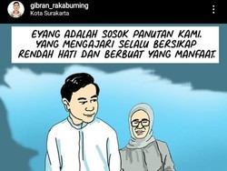 Ibunda Jokowi Meninggal, Gibran Kenang Eyangnya Tak Pernah Tunjukkan Rasa Sakit
