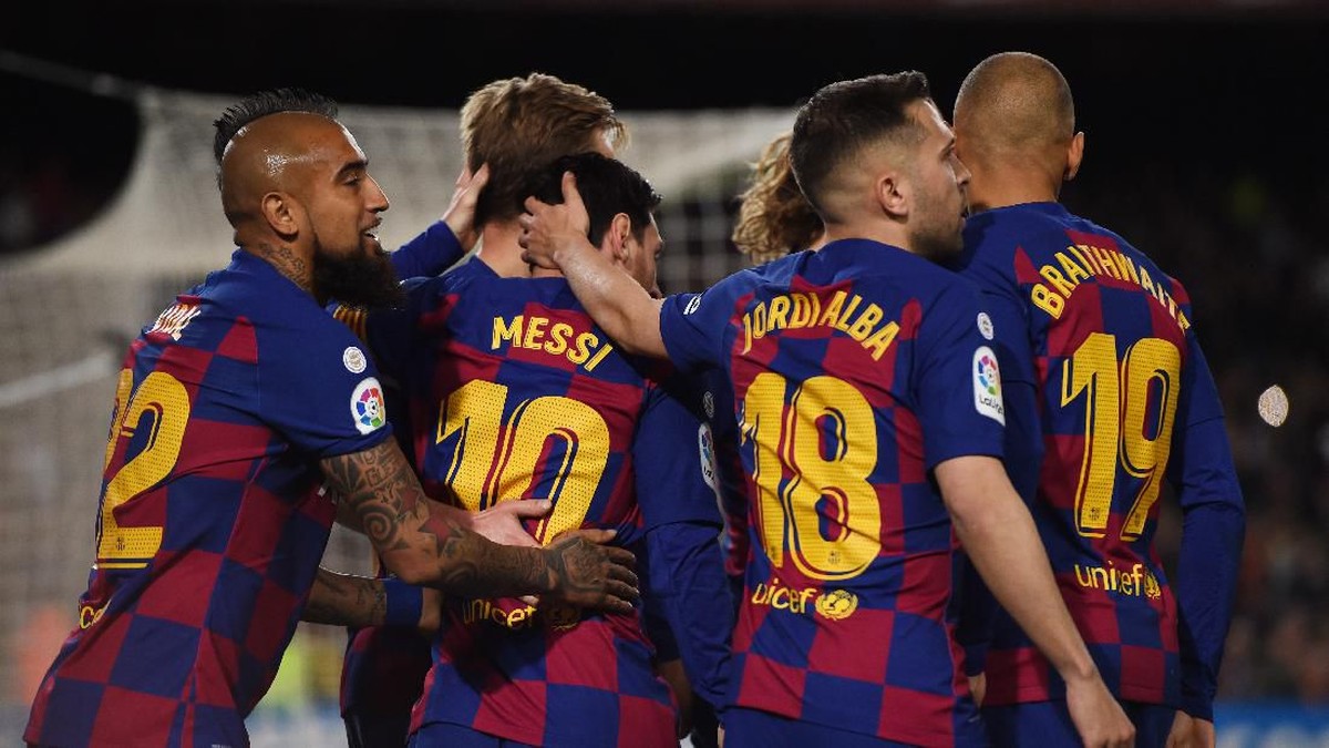 Barcelona akan menghadapi Real Mallorca di pekan ke-28 LaLiga. (Foto: Alex Caparros/Getty Images)