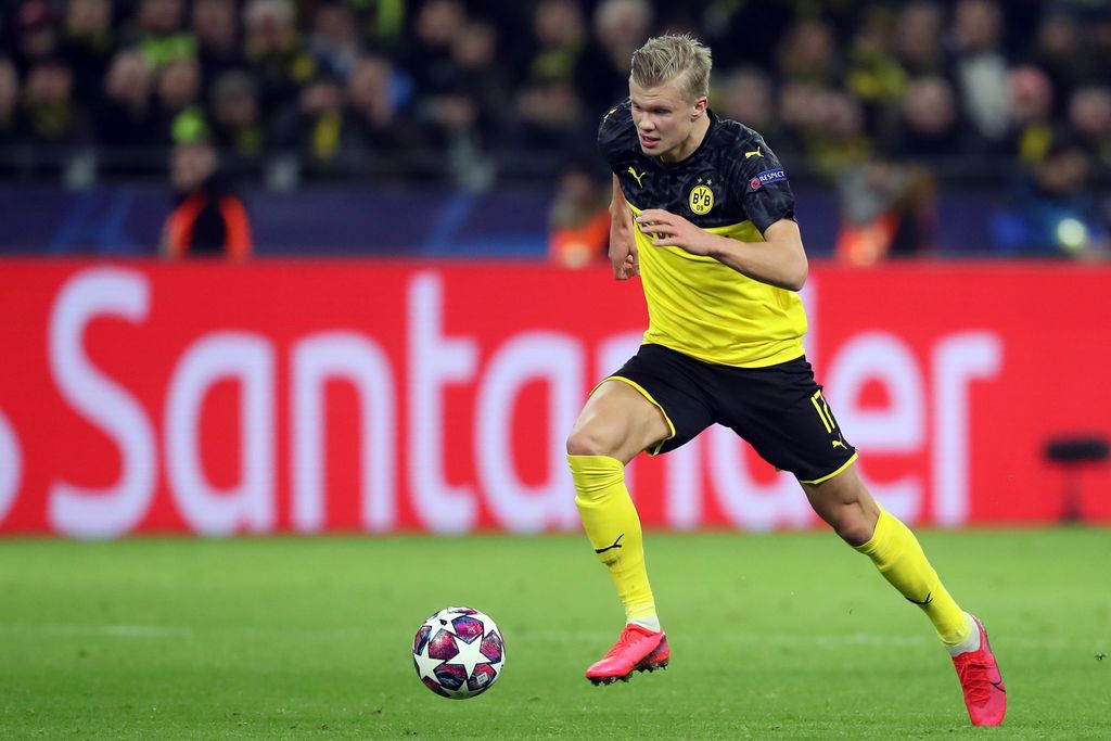 Erling Braut Haaland yang berbahaya di depan gawang