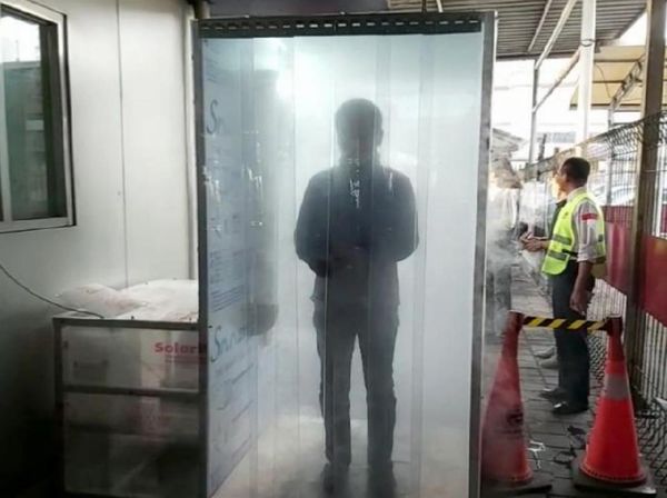 Bilik Sterilisasi untuk Pekerja Pelabuhan