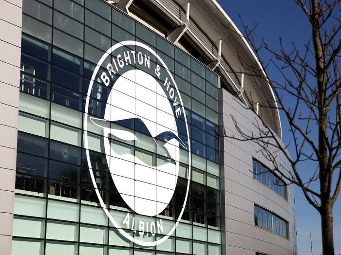 Brighton & Hove Albion BRIGHTON, ENGLAND - FEBRUARY 08: General view outside the stadium prior to the Premier League match between Brighton & Hove Albion and Watford FC at American Express Community Stadium on February 08, 2020 in Brighton, United Kingdom. (Photo by Bryn Lennon/Getty Images)