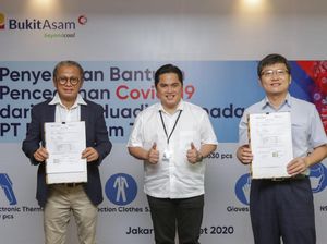 Kementerian BUMN Terima Bantuan Pencegahan Corona dari China Huadian