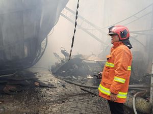 Selain Empat Bangunan, Enam Motor Ludes Kebakaran di Manyar Surabaya