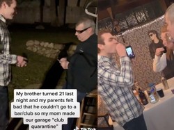 Rayakan Ulang Tahun Saat Karantina, Keluarga Ini Bikin Pesta Unik di Garasi