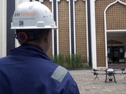 Pakai Drone, BNI Bantu Sterilkan Permukiman di Jabodetabek