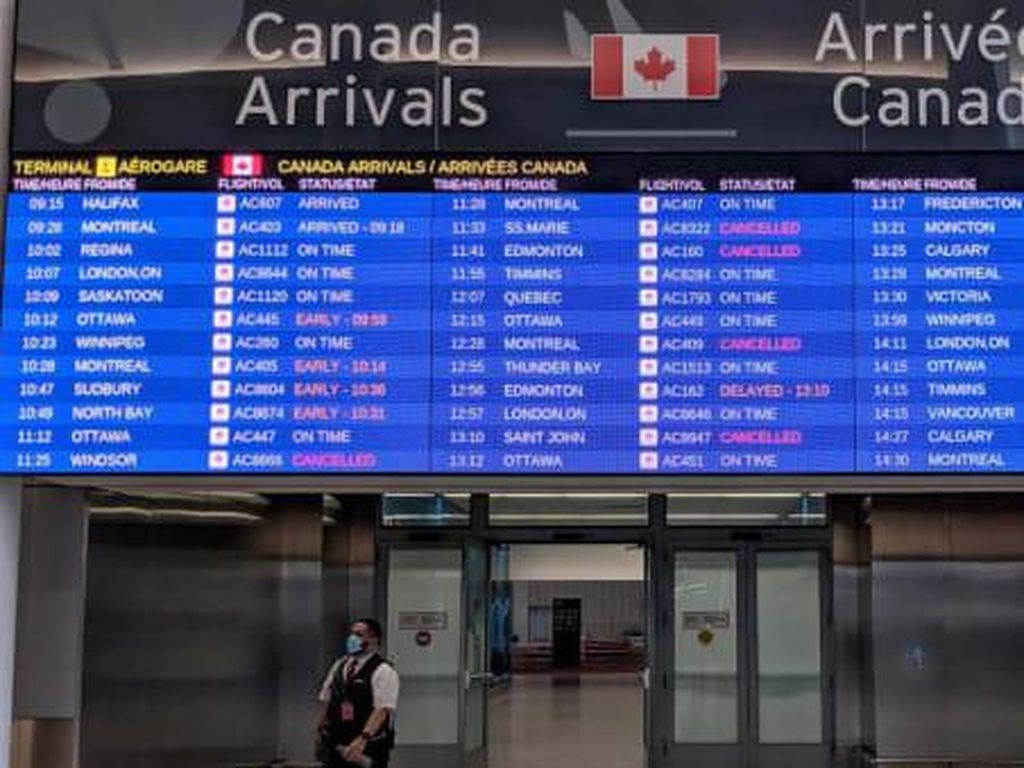 Kanada Perlahan Tinggalkan Karantina Wajib Bagi Kedatangan Internasional