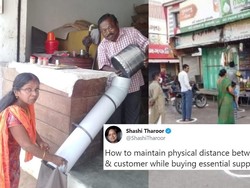 Belanja Makanan Aman ala Netizen India yang Terapkan Social Distancing