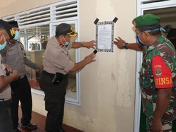 Sosialisasi Covid-19, Polisi Imbau Ponpes di Tangerang Jaga Jarak saat Ibadah