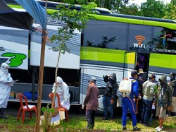 3 Bus Datang dari Jakarta ke Ciamis, 109 Orang Harus Isolasi Mandiri