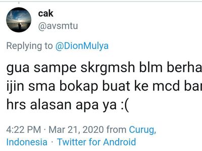 Cuitan Kocak Netizen yang Cari Makanan di Tengah Teror Virus Corona